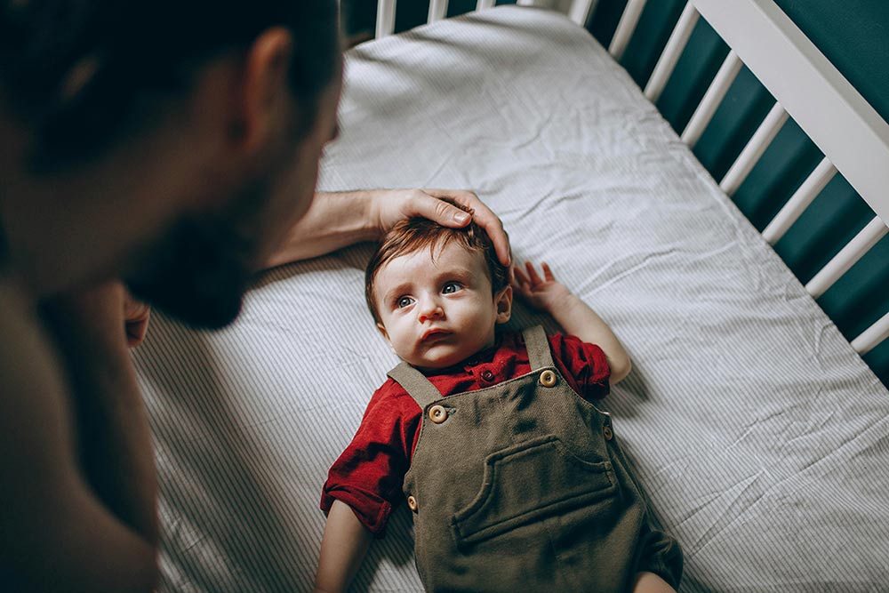 Father with his baby