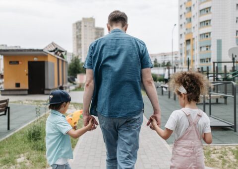Family with children representing parenting arrangements in an Intervention Order matter