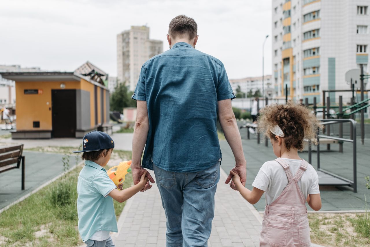 Family with children representing parenting arrangements in an Intervention Order matter